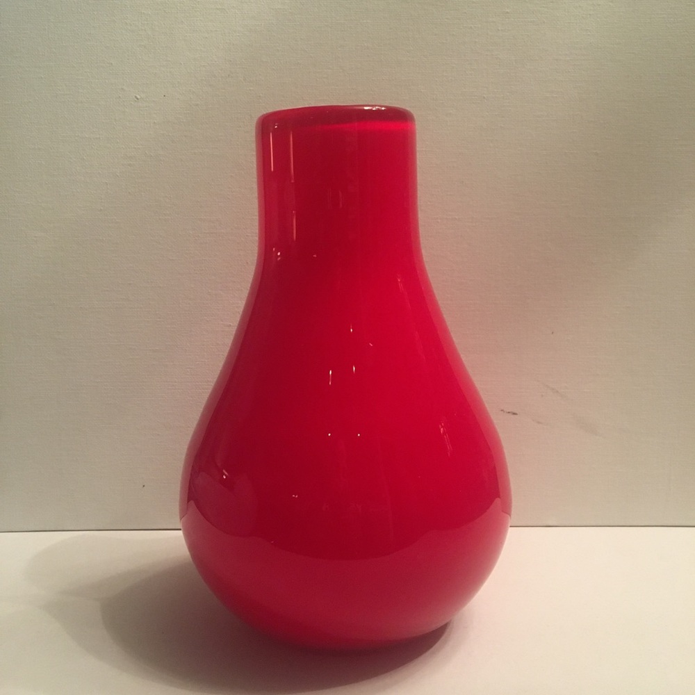 Red Vase